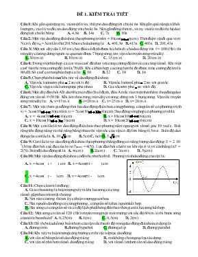 Đề 1 - Kiểm tra 1 tiết môn vật lý 12